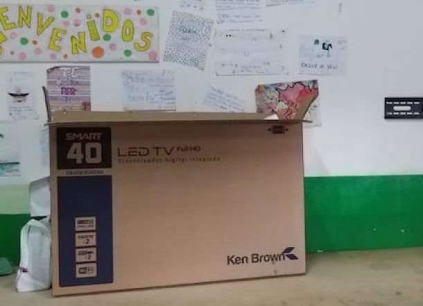 Robaron un televisor nuevo de la sede vecinal del Bórquez