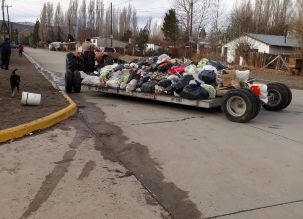 Un carretón que recolectaba residuos pisó a un nene
