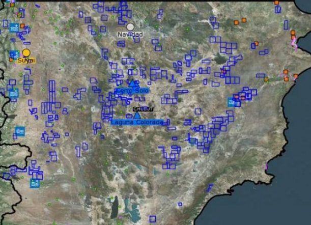Denuncian que incluyeron a Chubut en un mapa minero