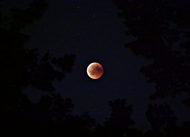 Hoy se podrá ver un eclipse lunar parcial