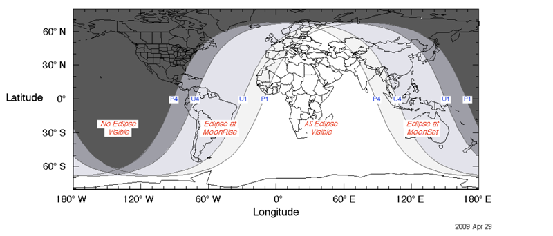 Hoy se podrá ver un eclipse lunar parcial