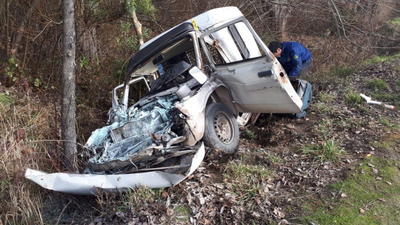 Grave choque frontal en Ruta 16