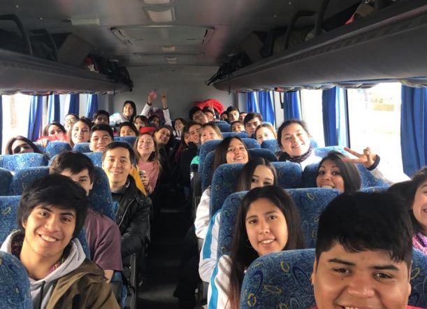 Estudiantes de Esquel rumbo a los Juegos Intersedes