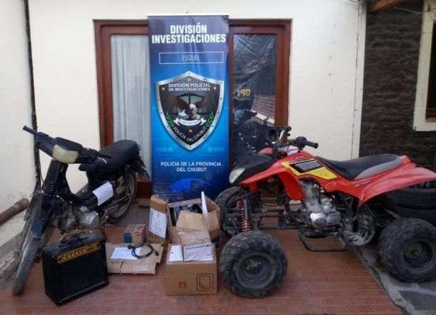 Desbaraton una banda de motochorros en Esquel