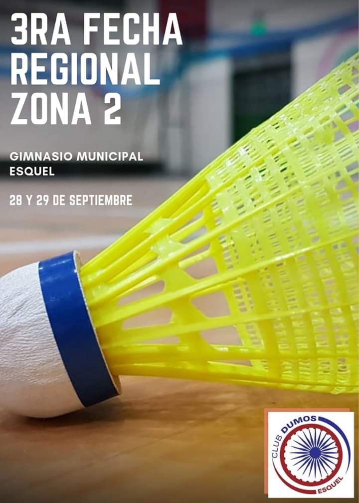 Se viene un regional de Bádminton en el Gimnasio Municipal