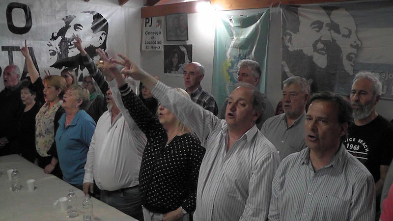 El Hoyo fue sede del festejo peronista en Chubut