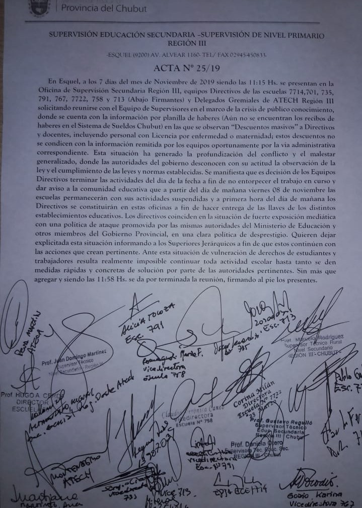 Directivos de las escuelas entregarán los edificios