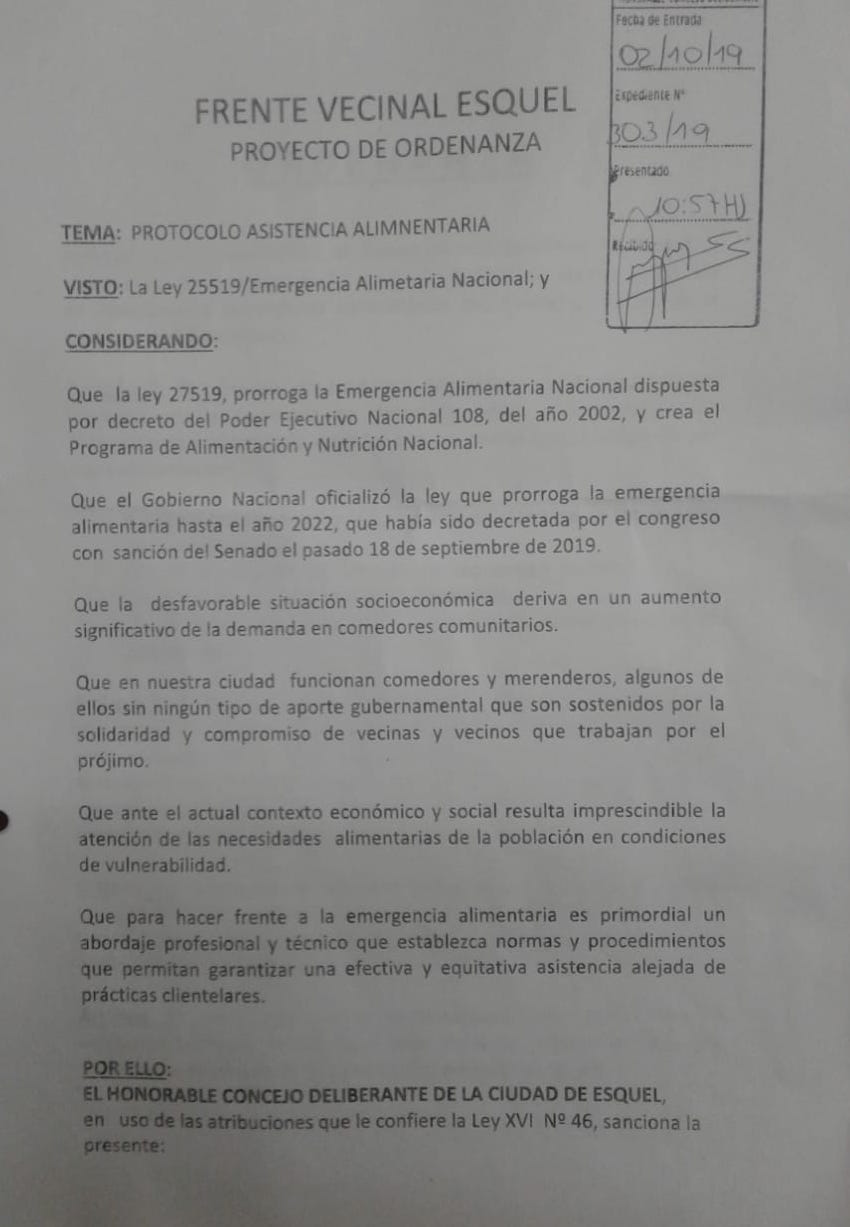 Comedores: Fijan criterios de asistencia y control de alimentos