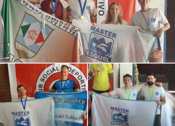 Natación Master: Podio para Esquel y Trevelin