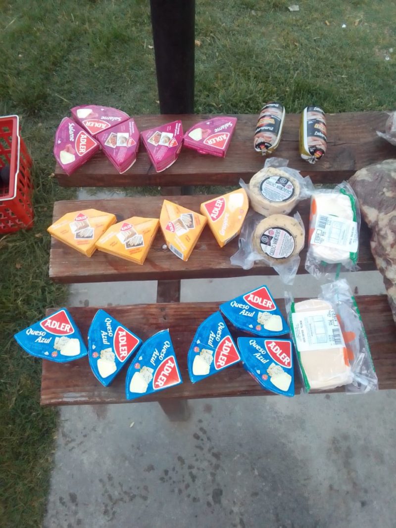 Lo agarraron llevándose todo para la “picadita”