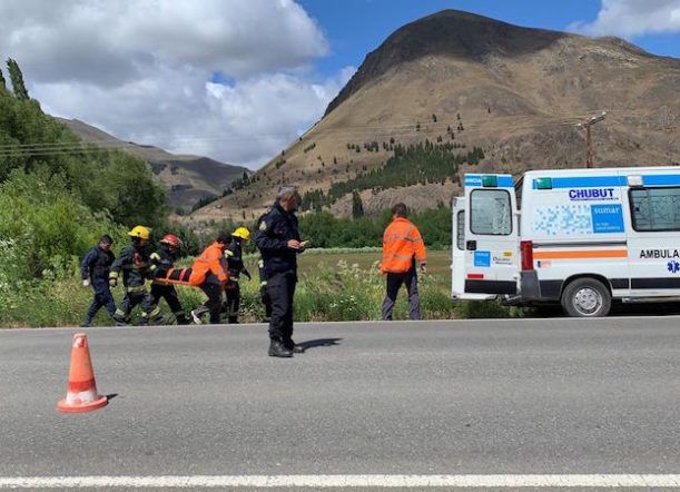 Accidente fatal en ruta 259 en el acceso a Esquel