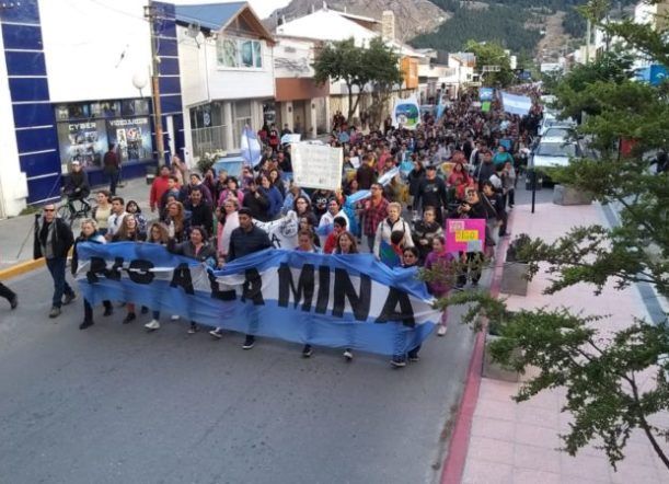Histórica marcha del No a la Mina en Esquel