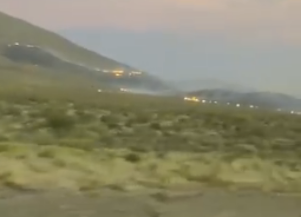 Chubut: Gran incendio afecta la zona de Arroyo Pescado