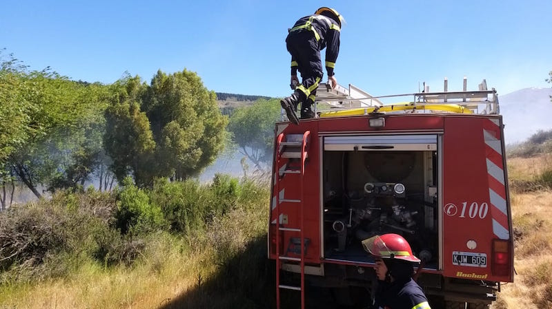 Extinguen principio de incendio en Laguna La Zeta