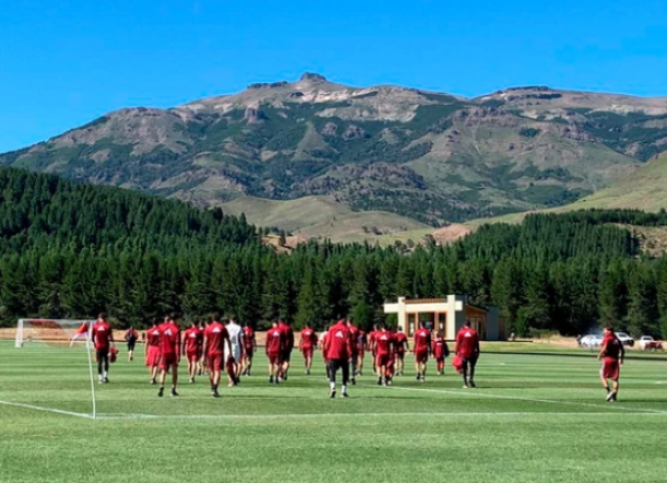 Los detalles del entrenamiento de River en la Patagonia