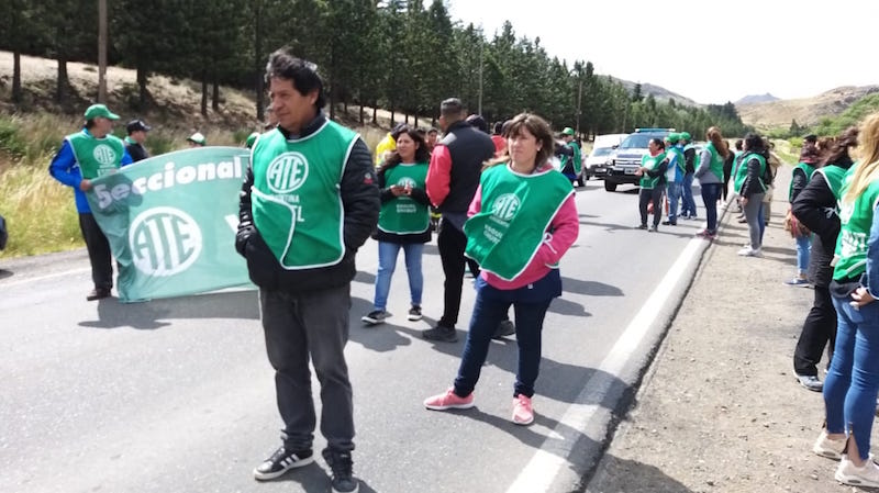 ATE volvió con el reclamo a la ruta 259