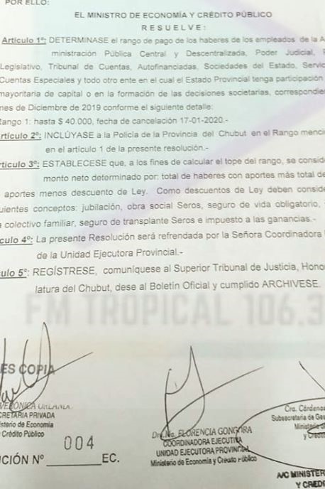 Sueldos: este viernes depositarán el primer rango