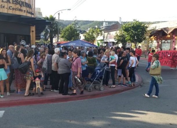 Movilización en Esquel contra la Reestructuración provincial