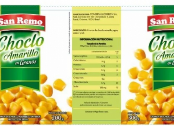 Retiran latas de choclo por contener una peligrosa bacteria
