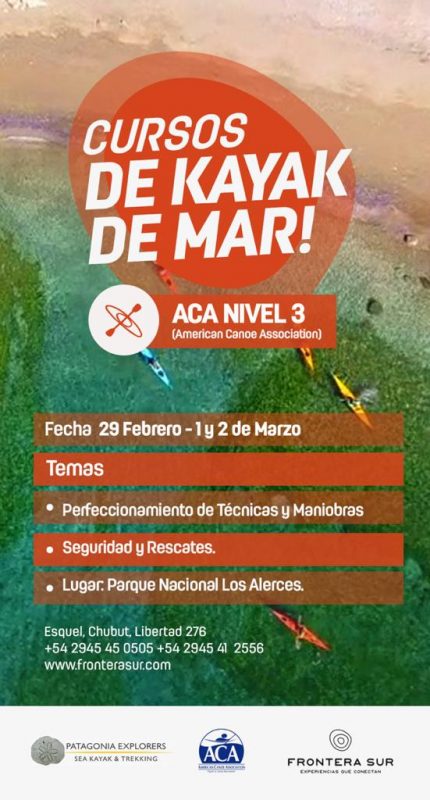 Llega el Curso de Kayak de Travesía a Los Alerces