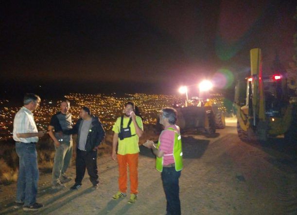 Incendio: Esquel amaneció algo más calmo