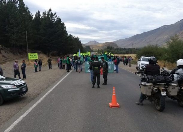 Demoras en la Ruta 259 por panfleteada de estatales