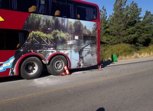 Alerta por un principio de incendio en un colectivo