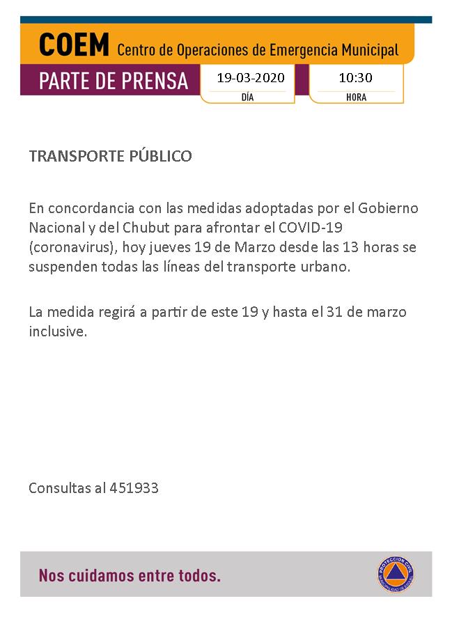 Colectivos: Suspendieron servicio urbano e interurbano