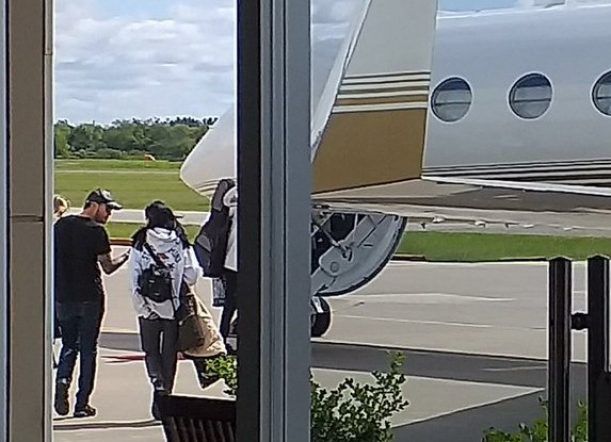 Tinelli llegó a Esquel para cumplir con el aislamiento