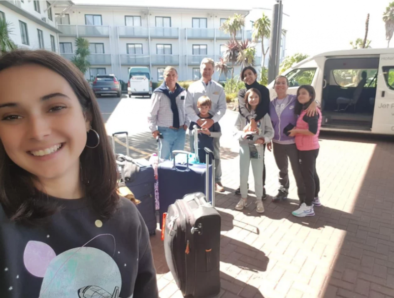 La odisea de una familia esquelense para llegar al país