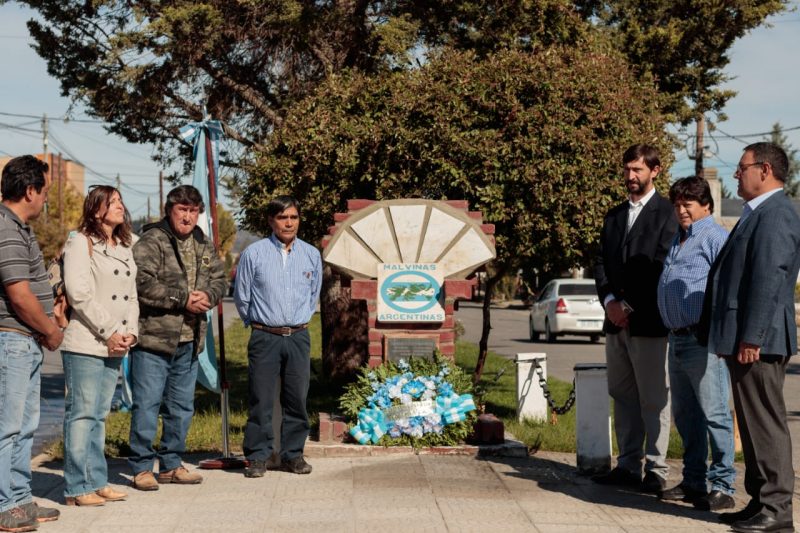 En Trevelin, también se recordó a los caídos en Malvinas