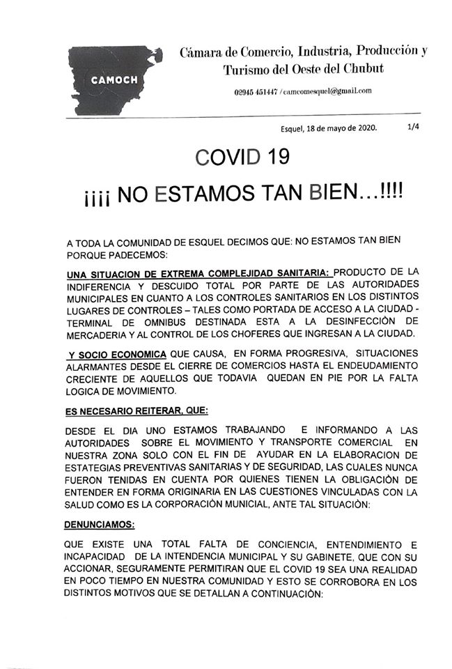 Funcionario habría permitido repartir mercadería a un chofer de Bariloche