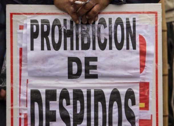 El gobierno prorrogó la prohibición de despidos por 60 días