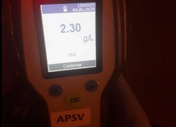 Circulaba entre Trevelin y Esquel completamente alcoholizado