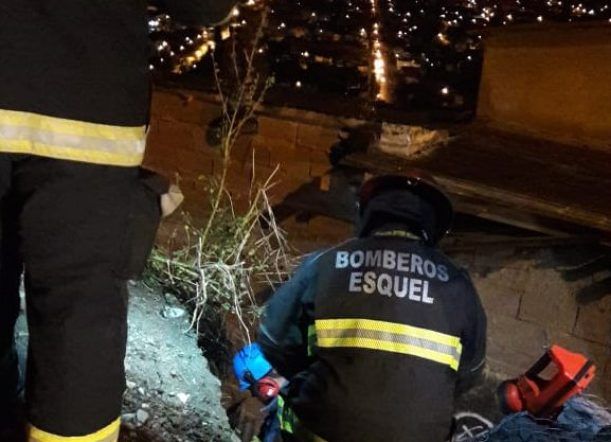 Se desmoronó un gavión y provocó pérdida de gas