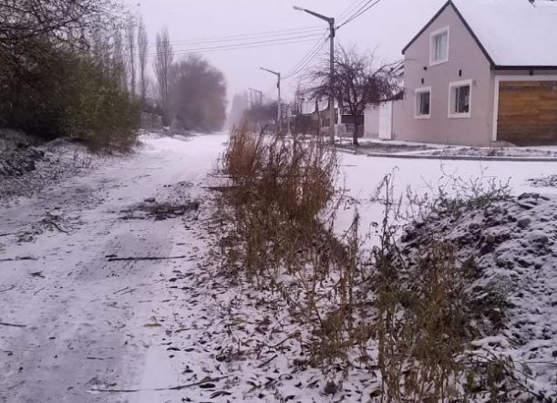 Calle Tamburini: Un invierno más con la obra abandonada