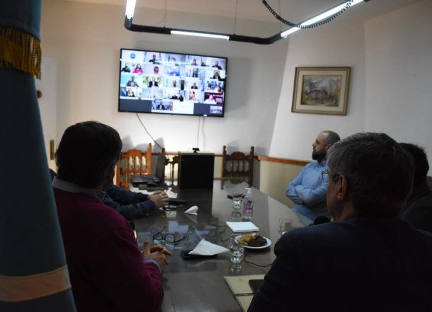 Ongarato participó de videoconferencia con el Presidente Fernández