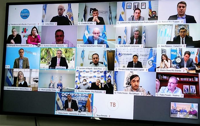 Ongarato participó de videoconferencia con el Presidente Fernández