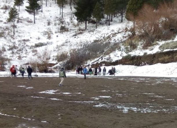Esquel: Detectaron partidos de fútbol y les llamaron la atención