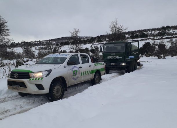 Cushamen: Las personas aisladas serán rescatadas vía terrestre