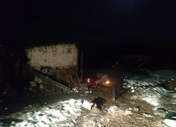 Un incendio consumió una casa en Alto Río Percy
