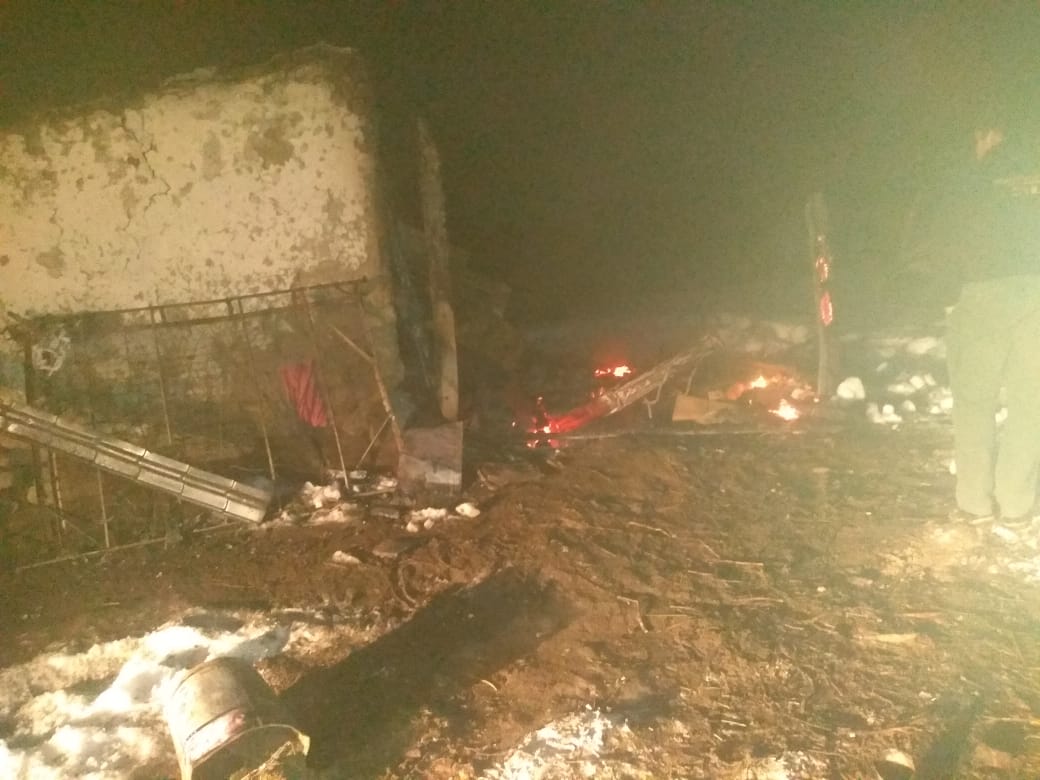 Un incendio consumió una casa en Alto Río Percy