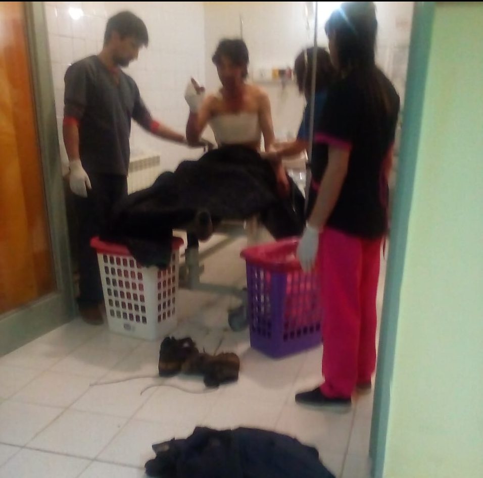 Bebieron, pelearon y hubo lesiones con arma blanca