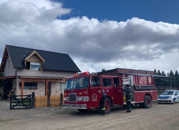 Sólo un susto: principio de incendio en Villa Los Cóndores