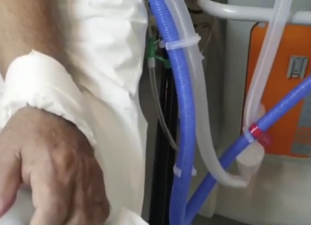 El crudo video de los empleados de salud en Comodoro