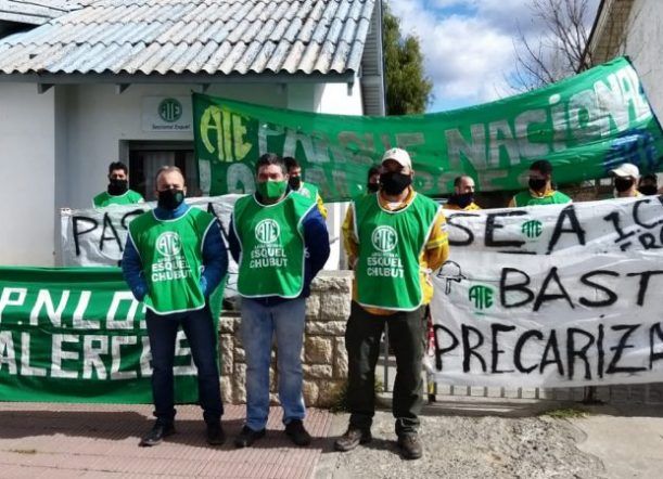 Brigadistas de Los Alerces rechazan la precarización laboral