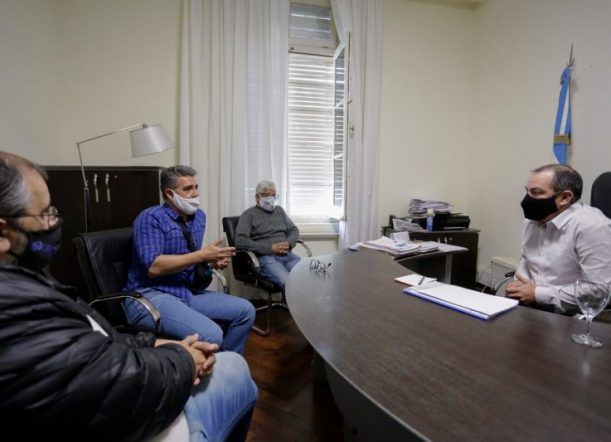 Grazzini y gremios analizaron la salida del pago escalonado