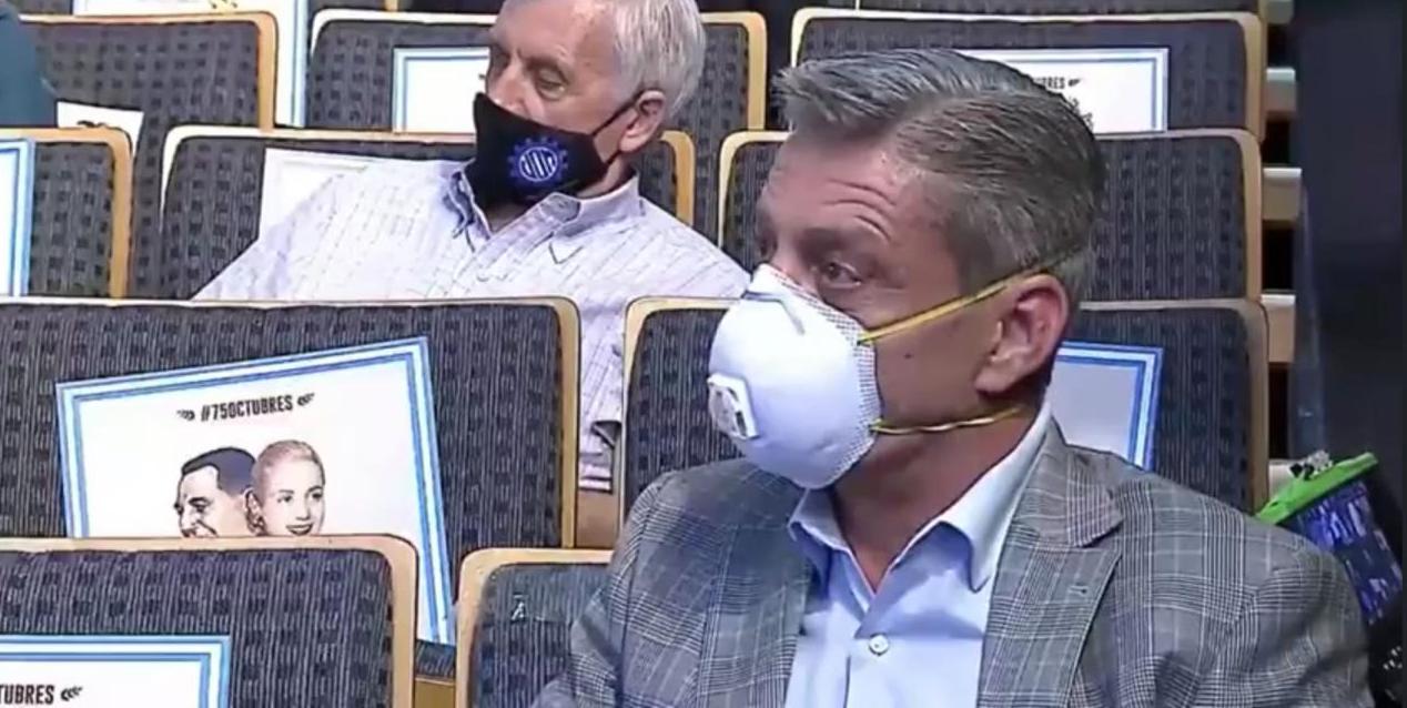 Arcioni participó en el acto central en Buenos Aires