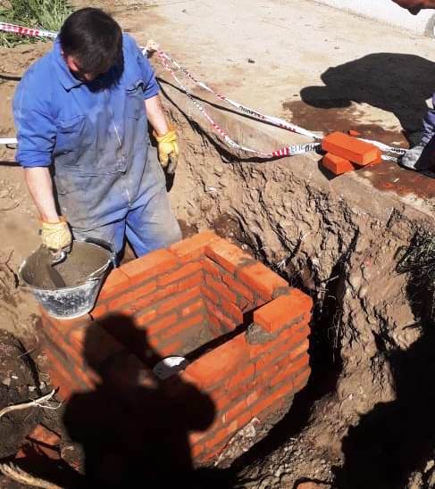 Realizaron reparaciones en la escuela 7722 de Esquel