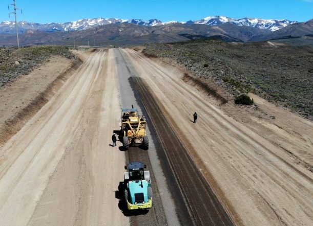 Este verano terminarían la repavimentación entre Esquel y Lepá
